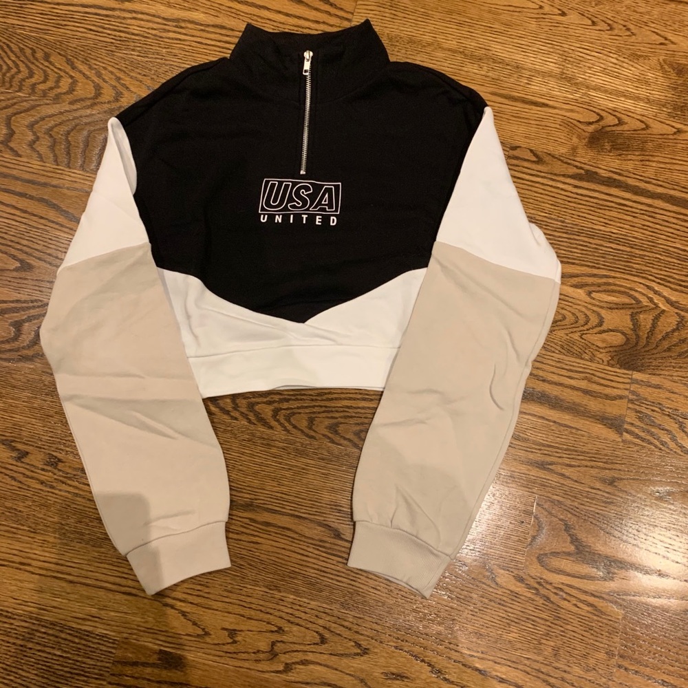 USA quarter zip
